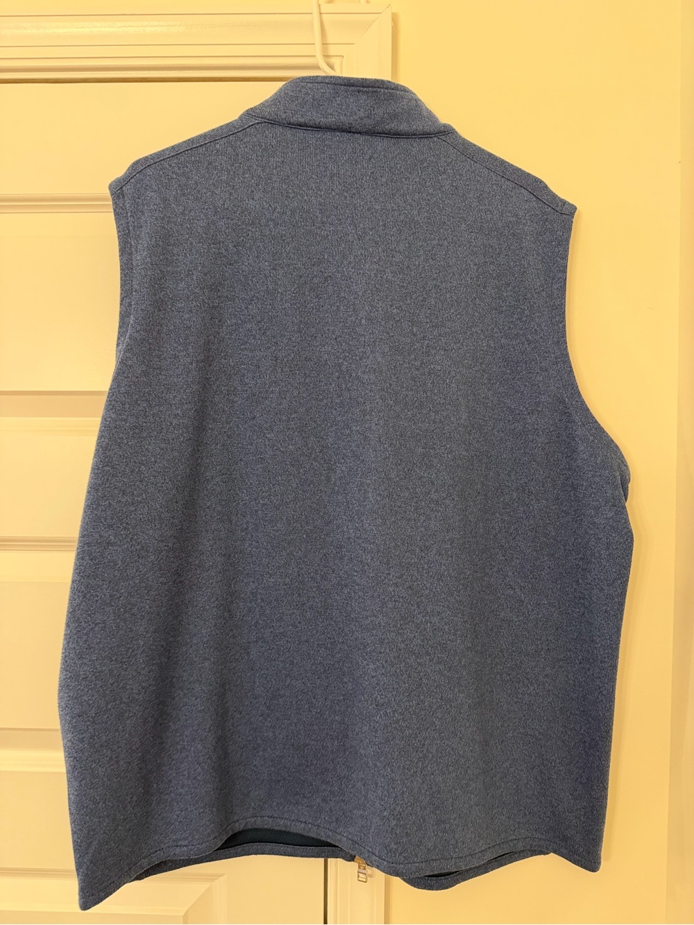 Peter Millar Men's Blue Full-Zip Fleece Vest - Picture 2 of 3